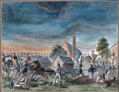 Mötet mellan hertigen av Wellington och prins Bluecher av Charles Turner Warren