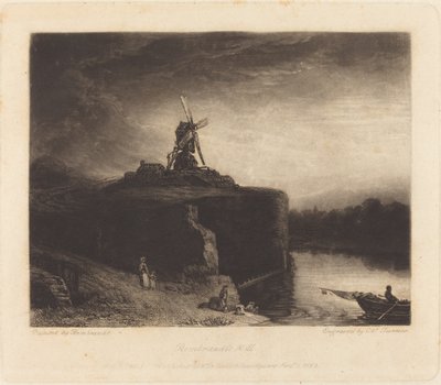 Kvarnen av Charles Turner after Rembrandt van Rijn