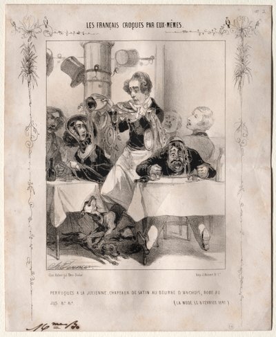 Fransmännen skissade själva: Peruker a la Julienne, satinhattar med ansjovissmör, robe au jus av Charles Vernier