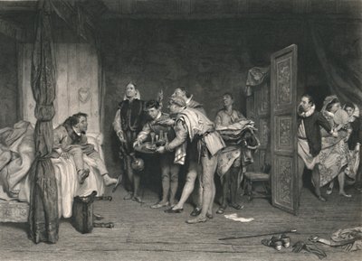 Christopher Sly Taming of the Shrew, c1870. av Charles W. Sharpe