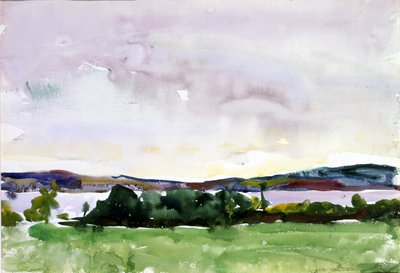 New Hampshire Lake--Raymond, 1927. av Charles Webster Hawthorne