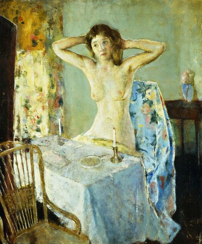 Sminkbordet av Charles Webster Hawthorne