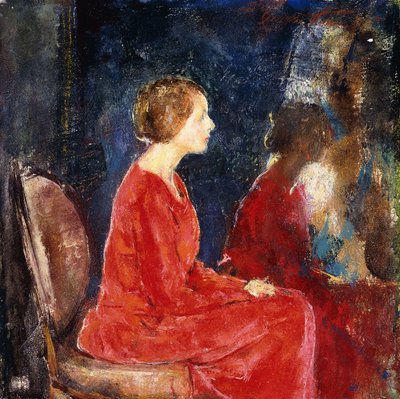 Den röda klänningen av Charles Webster Hawthorne