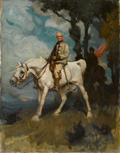 General Sir Frederick Sleigh Roberts, på sin häst Vonolel av Charles Wellington Furse
