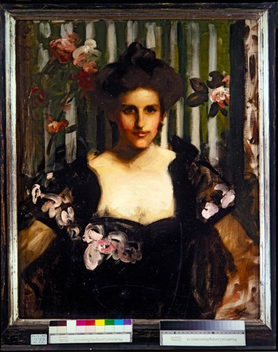 Porträtt av en dam (målning) av Charles Wellington Furse