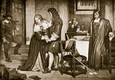 Lord och lady Russells avsked, 1683 av Charles West Cope