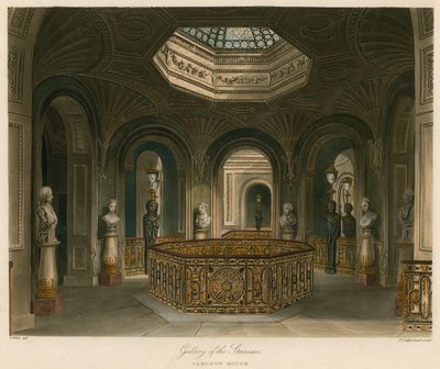 Gallery of the Staircase, Carlton House, London av Charles Wild