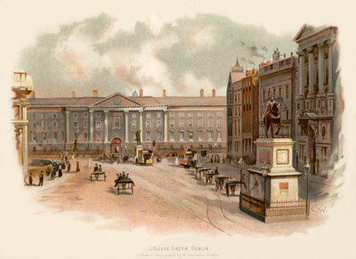 College Green, Dublin av Charles Wilkinson
