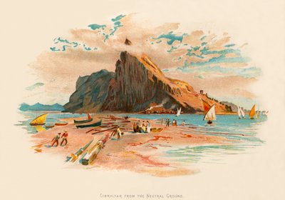 Gibraltar från den neutrala marken av Charles Wilkinson