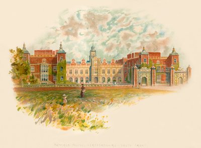 Hatfield hus, Hertfordshire - söder fram av Charles Wilkinson