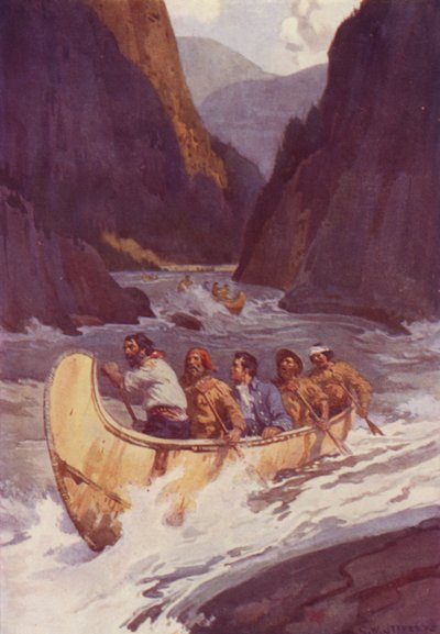 Simon Fraser (lito i färg) av Charles William (after) Jefferys