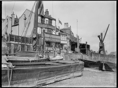 Prospect of Whitby, Wapping Wall, Wapping, Tower Hamlets, Greater London Authority, 1930-talet. av Charles William Prickett