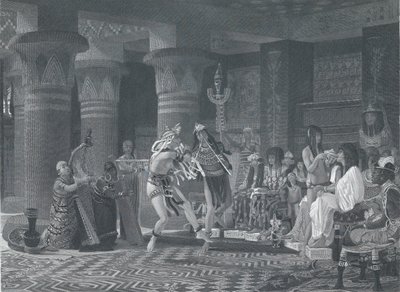 Tidfördriv i det antika Egypten, 1876. av Charles William Sharpe