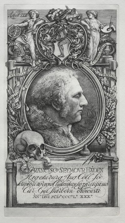 Hadeniana - Portrait of Sir Francis Seymour Haden av Charles William Sherborn