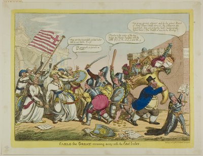 カルロ大王、東インドのスウェーデン人と共に逃げる av Charles Williams