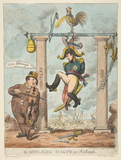 Napoleonsdans i Holland, 1 januari 1814 av Charles Williams