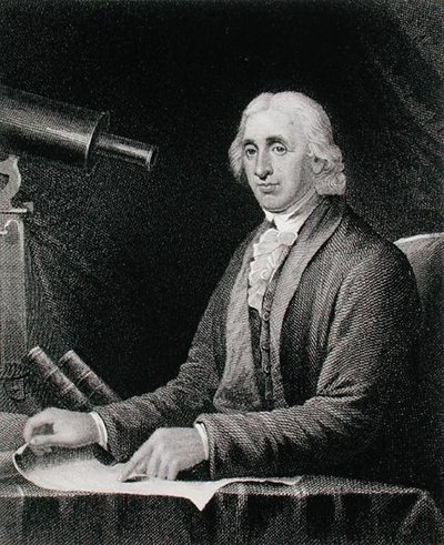 Porträtt av David Rittenhouse (1732-96), graverad av James Barton Longacre (1794-1869) (gravyr) av Charles Willson (after) Peale