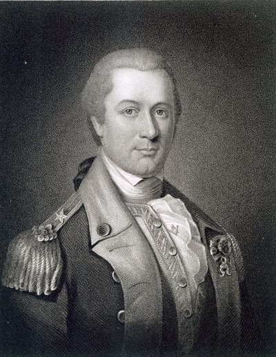 General Otho Holland Williams (1749-94) graverad av James Barton Longacre (1794-1869) av Charles Willson Peale