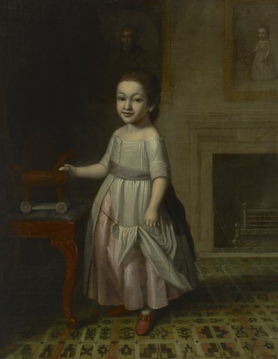 Porträtt av en pojke med en leksakshäst, 1768 av Charles Willson Peale