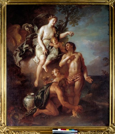 Enees gudomlighet. Målning av Charles De Lafosse (1636-1716) av Charles de Lafosse