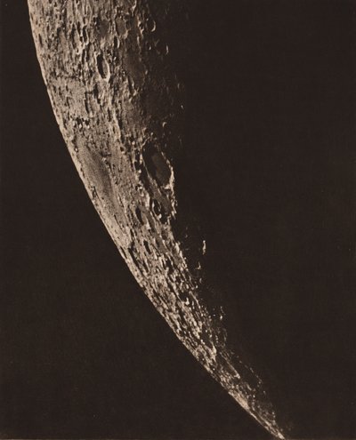 Fotografisk karta över månen, 1909 (foto) av Charles le Morvan