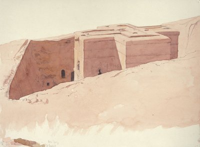 Giorgis I, Lalibela, Etiopien, 1996 (wc på papper) av Charlie Millar