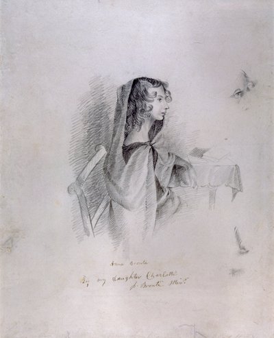 Anne Bronte (1820-49), 1833 av Charlotte Bronte