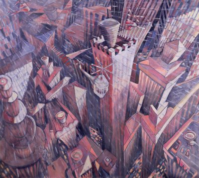 Downtown Manhattan Hailstorm, 1995 av Charlotte Johnson Wahl