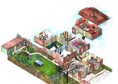 Huset som byggde mig, 2021 av Charlotte Orr