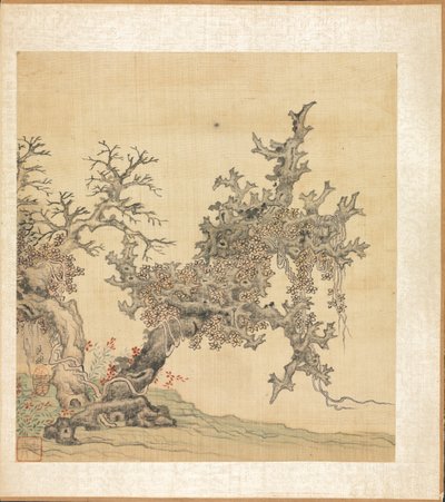 Målningar efter Ancient Masters: An Ancient Tree av Chen Hongshou
