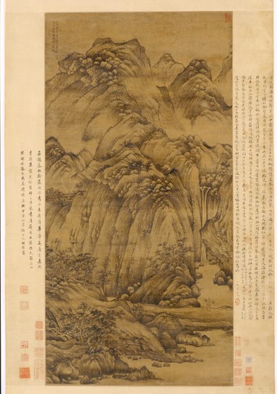 Vedhuggaren i Luofu, 1366. av Chen Ruyan