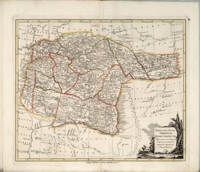 Allmän karta över Ufa Governorate, 1791. av Chernoi