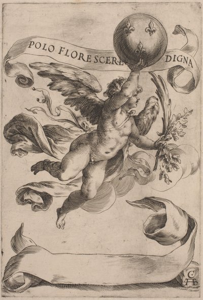 Genialt med Medicis vapen av Cherubino Alberti