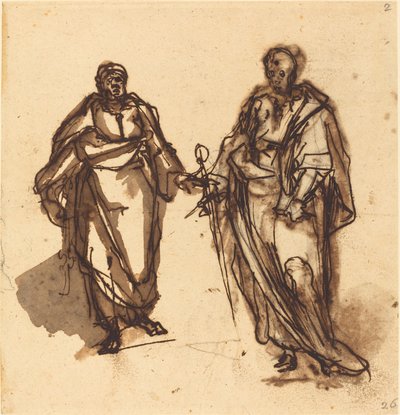 De heliga Petrus och Paulus av Cherubino Alberti