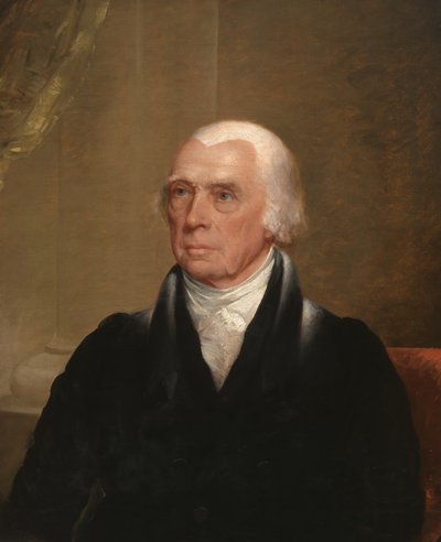 James Madison (1751-1836), ca 1829-30 (olja på duk) av Chester Harding