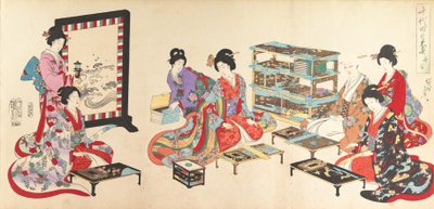 Chiyoda Castle Album of Women, 1895., 1895. av Chikanobu Yoshu