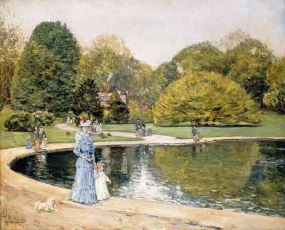 Central parken av Childe Frederick Hassam