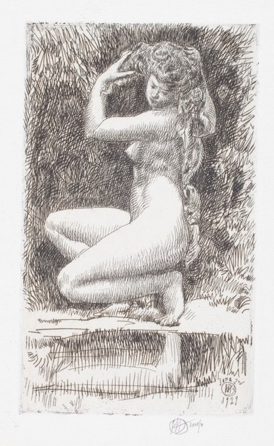 Egeria av Childe Frederick Hassam