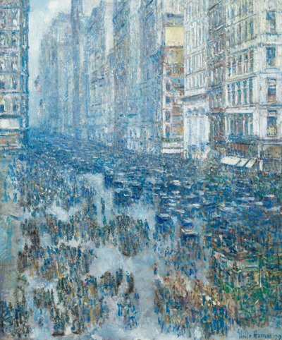 Femte avenyn av Childe Frederick Hassam