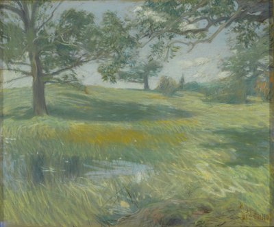Meadows, ca 1900-10 (pastell på duk) av Childe Frederick Hassam