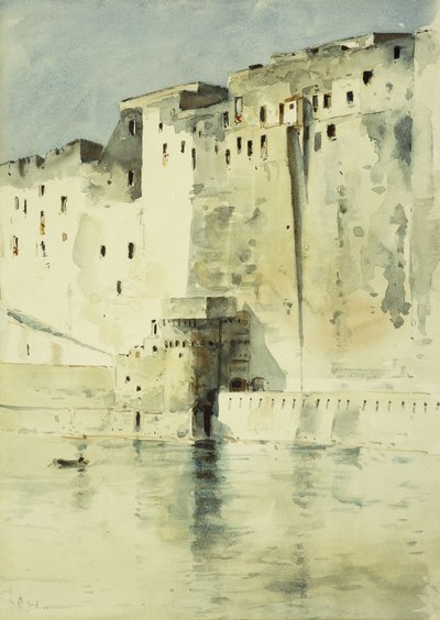Gamla fästningen Neapel av Childe Frederick Hassam