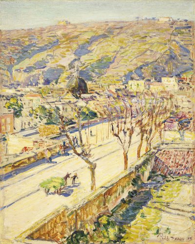 Posillipo, Italien av Childe Frederick Hassam