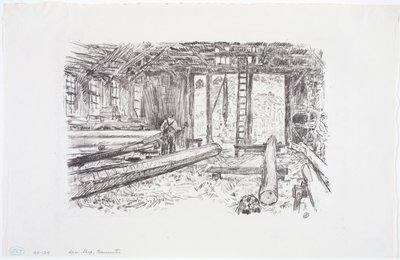 Sparbutik, Gloucester av Childe Frederick Hassam