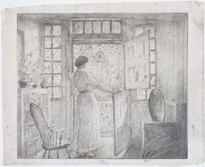 Den holländska dörren av Childe Frederick Hassam