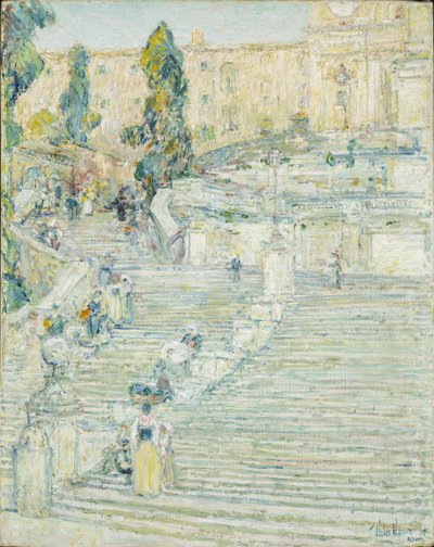 Spanska trappan, Rom av Childe Frederick Hassam