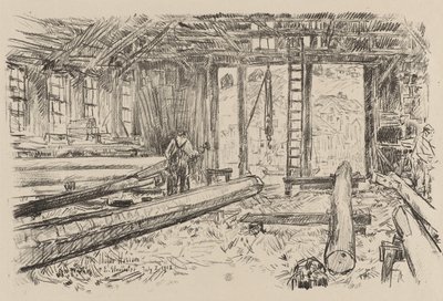 The Spar Shop, Gloucester, 8 juli av Childe Frederick Hassam