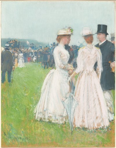 Vid Paris Grand Prix (vid Paris Grand Prix) av Childe Hassam