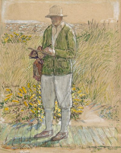Childe Hassam, Självporträtt av Childe Hassam