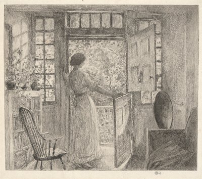Holländsk dörr av Childe Hassam