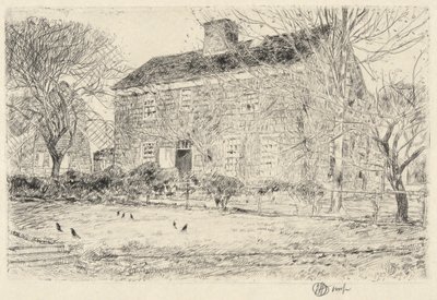 Home Sweet Home, nr 2, Easthampton, 1923 av Childe Hassam